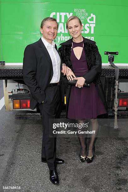 Gary Flom and Svitlana Flom attend the Manhattan Lincoln Drives Guests To City Harvest Gala on April 16, 2013 in New York City.