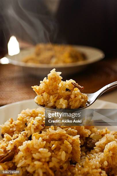 fried rice - fried rice stock pictures, royalty-free photos & images