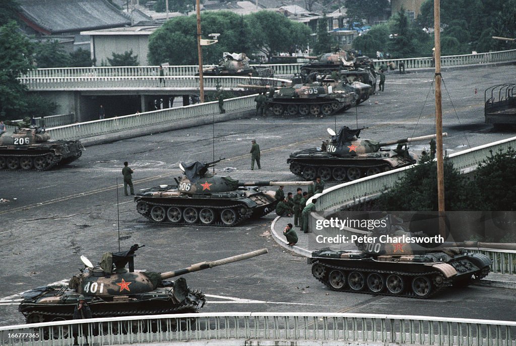 At the end of the pro-democracy movement in China a group of...