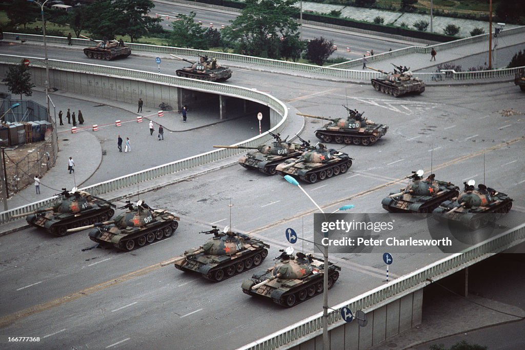 Tanks On Chang'an Avenue