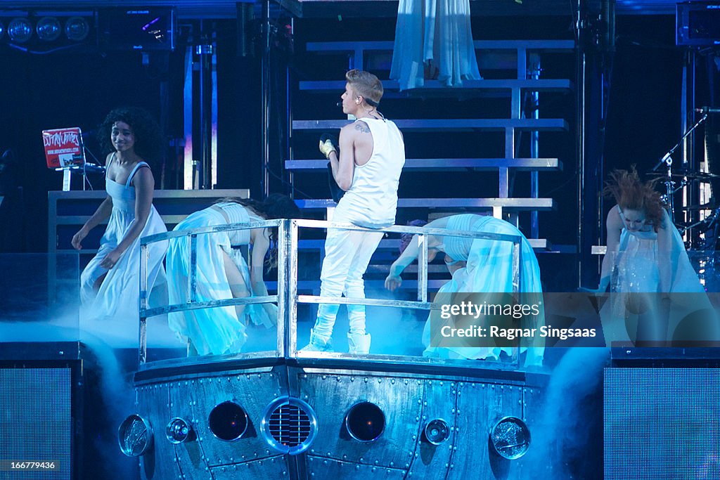 Justin Bieber Performs At The Telenor Arena, Oslo