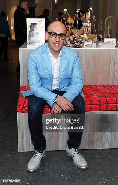 Juan Manuel Peran attends the Pikolinos pop up store opening celebrating the Maasai Project hosted by daughter of late United Nations Ambassador and...