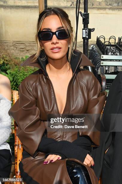 Frankie Bridge attends the Mithridate SS24 show during London Fashion Week on September 15, 2023 in London, England.