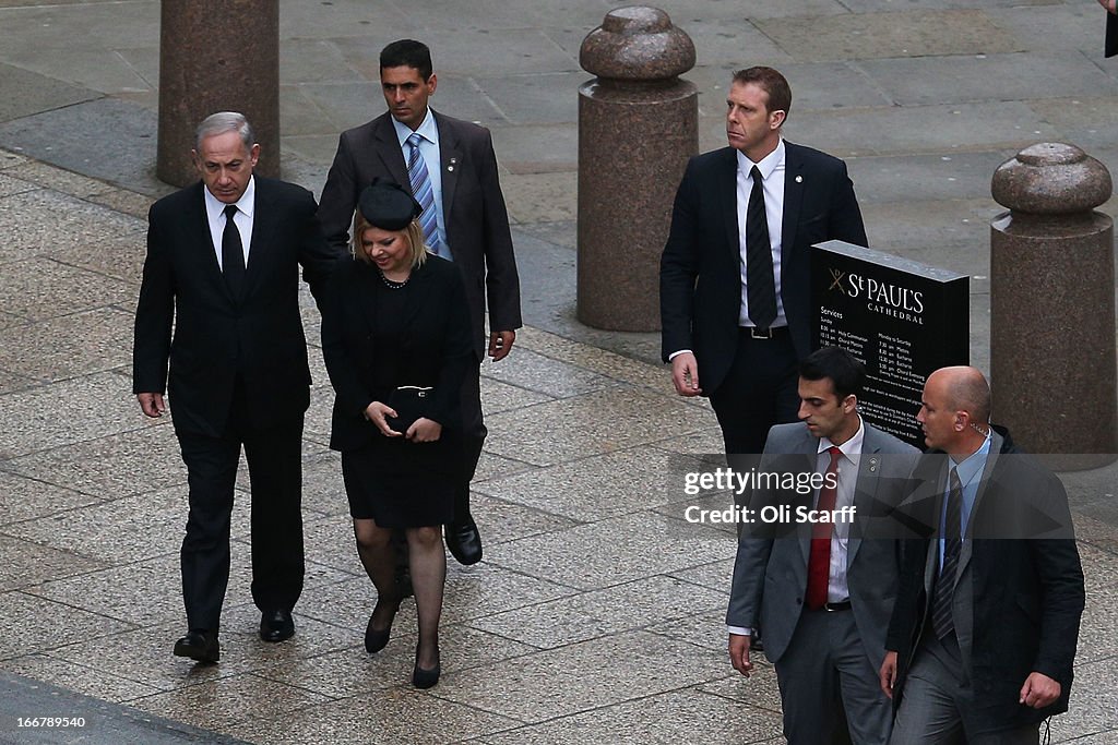 The Ceremonial Funeral Of Former British Prime Minister Baroness Thatcher