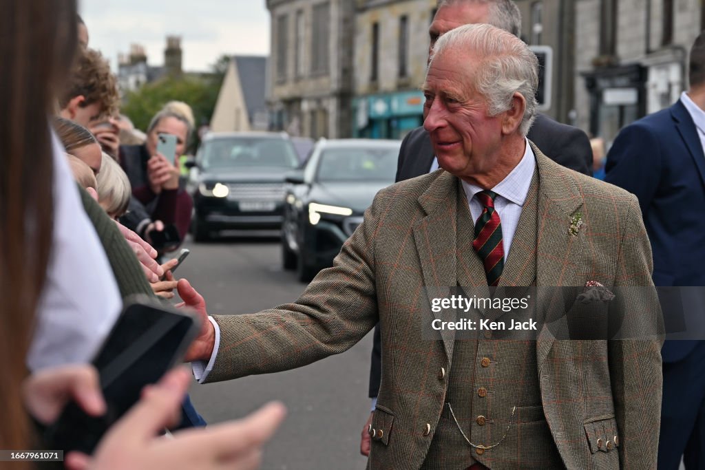 King Charles III Visits Kinross