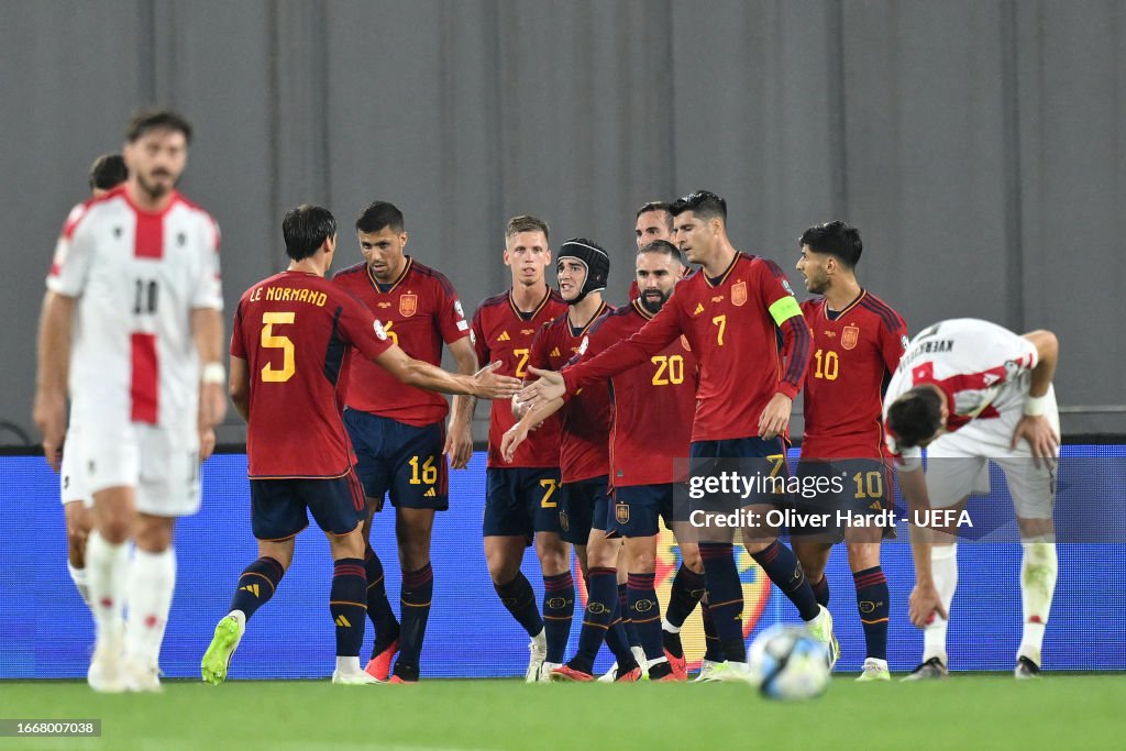 Georgia v Spain: Group A - UEFA EURO 2024 European Qualifiers