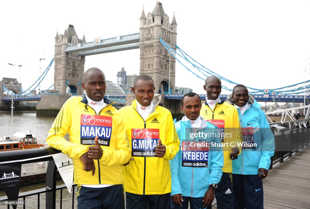 Virgin London Marathon - International Men Photocall