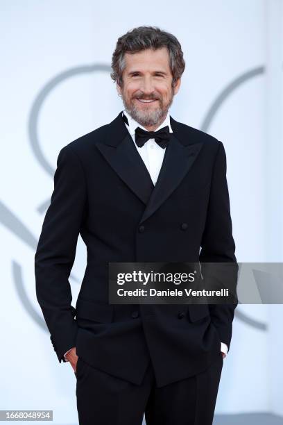 Guillaume Canet attends a red carpet for the movie "Hors-Saison " at the 80th Venice International Film Festival on September 08, 2023 in Venice,...