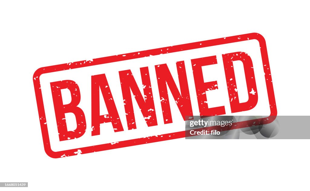 Banned Red Stamp
