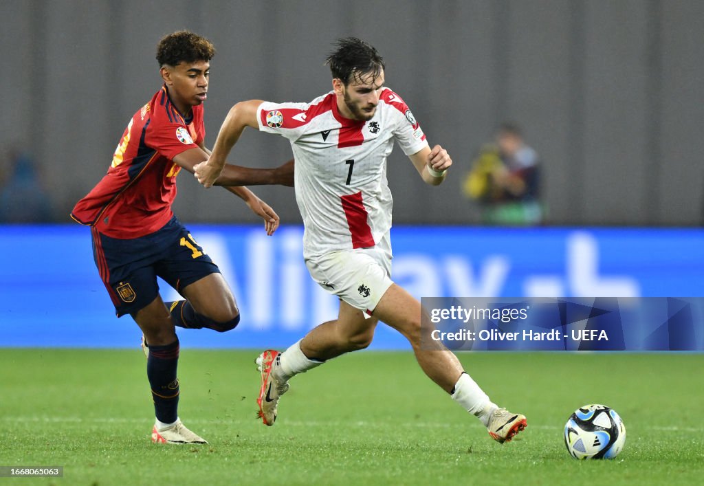 Georgia v Spain: Group A - UEFA EURO 2024 European Qualifiers