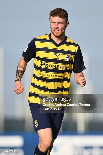 Antoine Hainaut of Parma Calcio looks on during friendly match between Parma Calcio and Spal on September 08, 2023 in Collecchio, Italy.