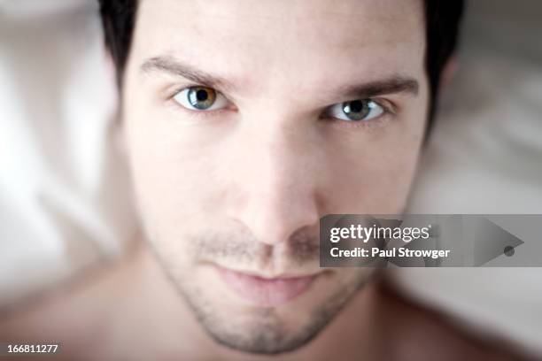 Stock Face Looking R 25 Man Face Looking Down High Angle Stock Photos, High-Res Pictures ...