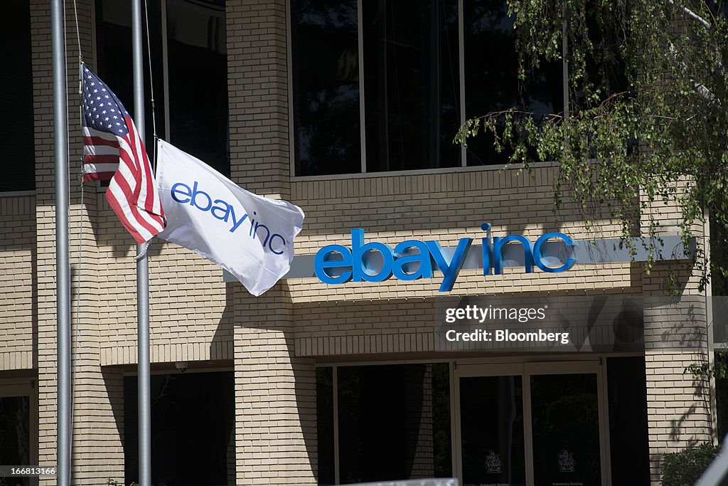 Exterior Views Of EBay Inc. Headquarters Ahead Of Earns