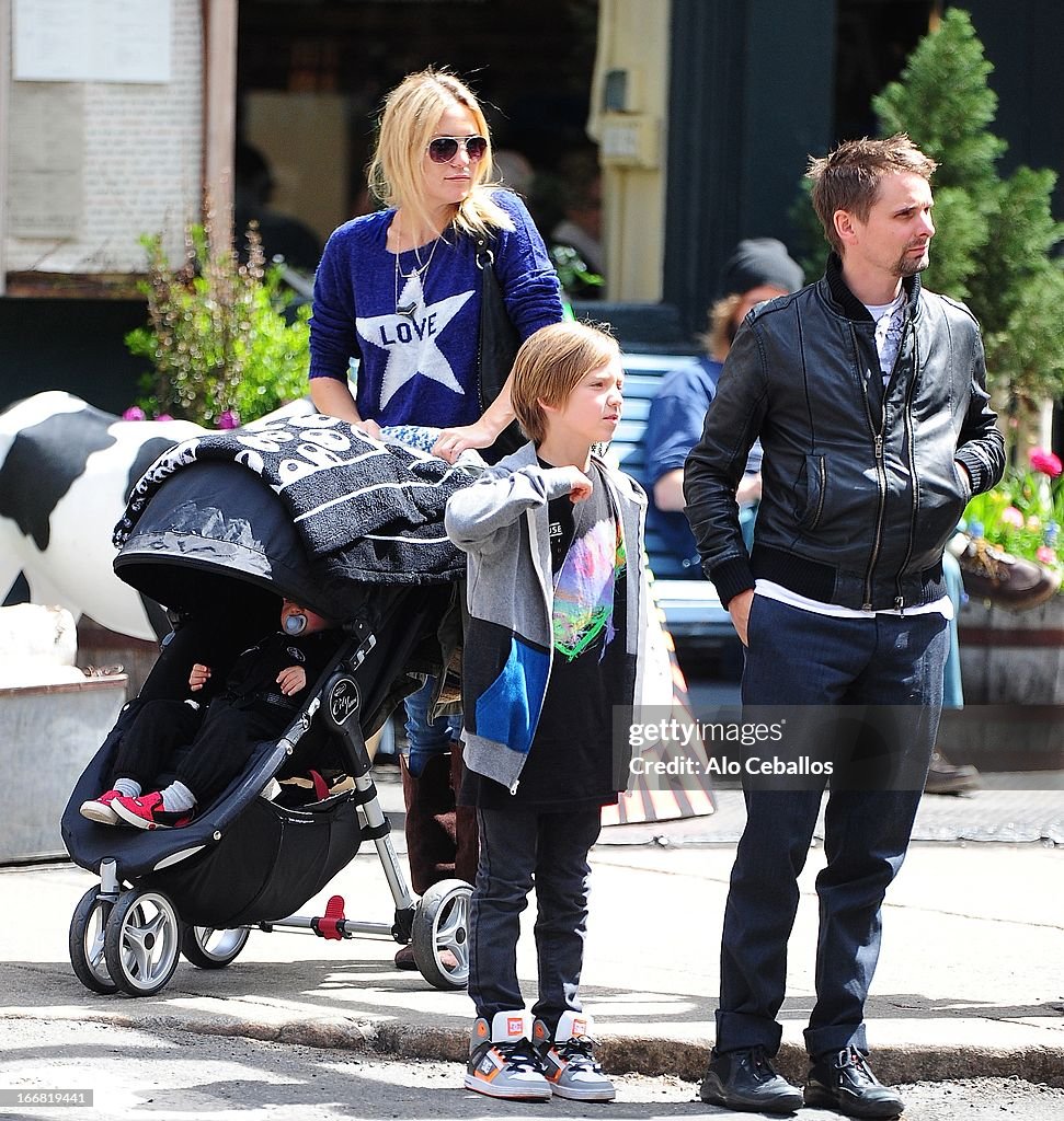 Celebrity Sightings In New York City - April 17, 2013