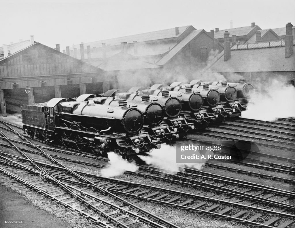 Seven Of The New King Class Steam Locomotives Of The GWR 2nd July seven-of-the-new-king-class-steam-locomotives-of-the-gwr-2nd-july