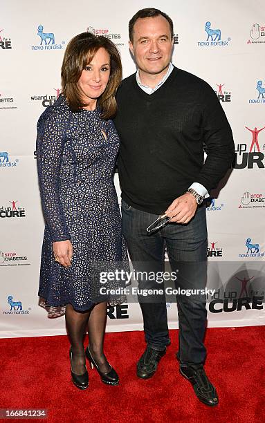 Rosanna Scotto and Greg Kelly attend Stand Up For A Cure 2013 at The Theater at Madison Square Garden on April 17, 2013 in New York City.