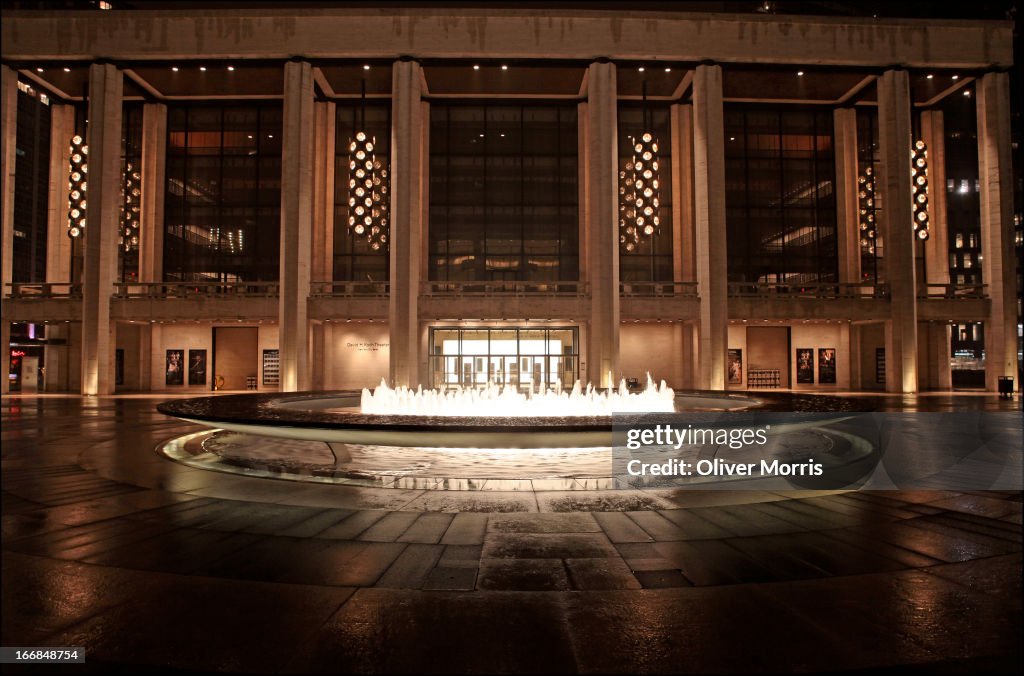 Revson Fountain & David H. Koch Theater At Lincoln Center