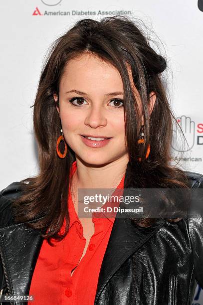 Sasha Cohen attends Stand Up For A Cure 2013 at Madison Square Garden on April 17, 2013 in New York City.