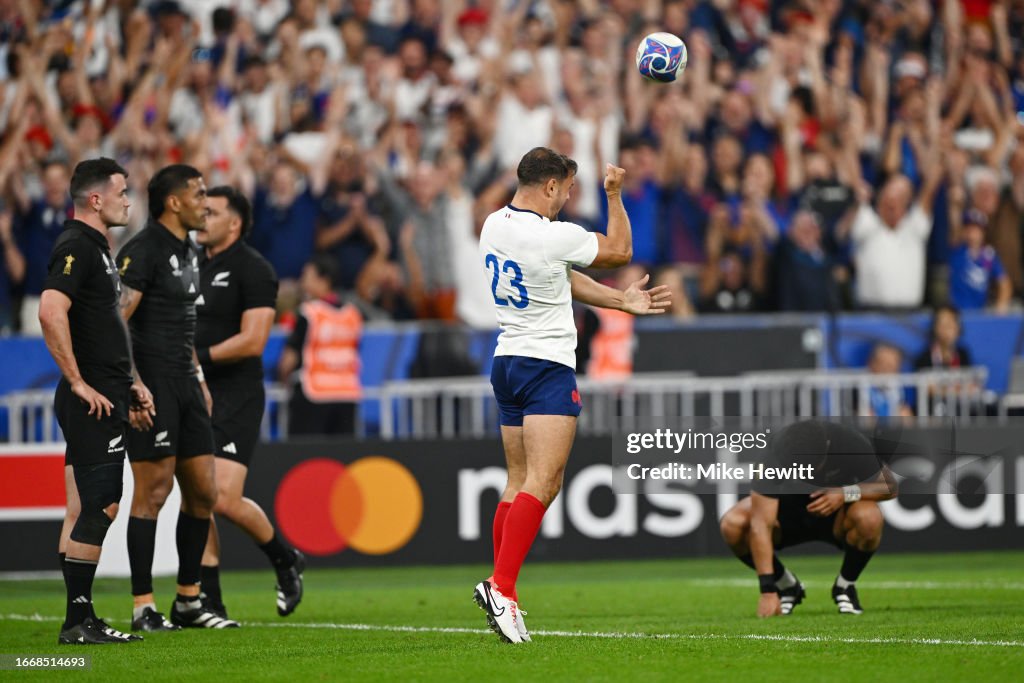 France v New Zealand - Rugby World Cup France 2023