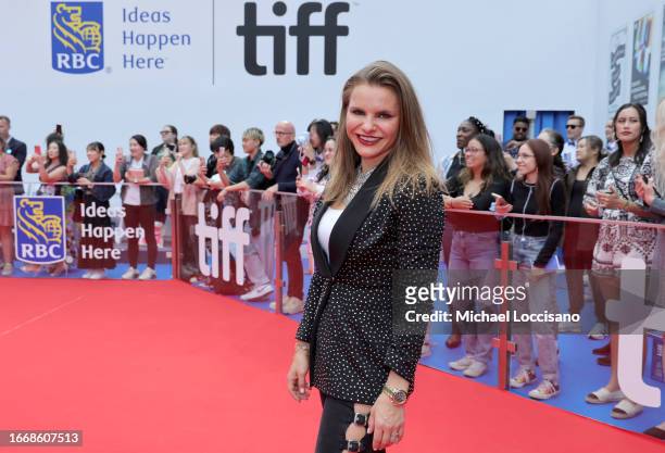 Michelle Romanow attends the "Dumb Money" premiere during the 2023 Toronto International Film Festival at Roy Thomson Hall on September 08, 2023 in...
