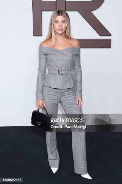Sofia Richie attends the Ralph Lauren fashion show during New York Fashion Week on September 08, 2023 in New York City.