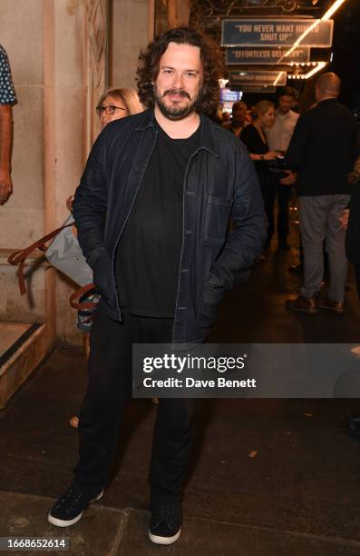 Edgar Wright attends the press night performance of "Mike Birbiglia: The Old Man And The Pool" at Wyndhams Theatre on September 15, 2023 in London,...