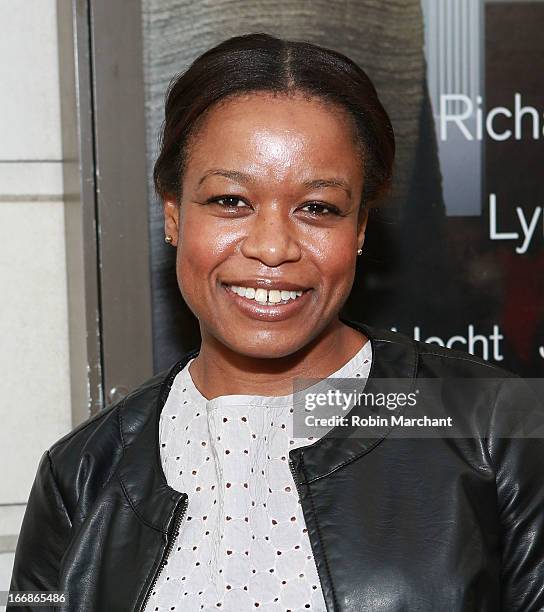 Actress Lindsy Taylor Bernstein attends the "The Assembled Parties" opening night at Samuel J. Friedman Theatre on April 17, 2013 in New York City.