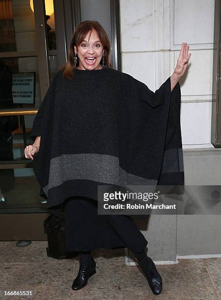 Actress Valerie Harper attends the "The Assembled Parties" opening night at Samuel J. Friedman Theatre on April 17, 2013 in New York City.