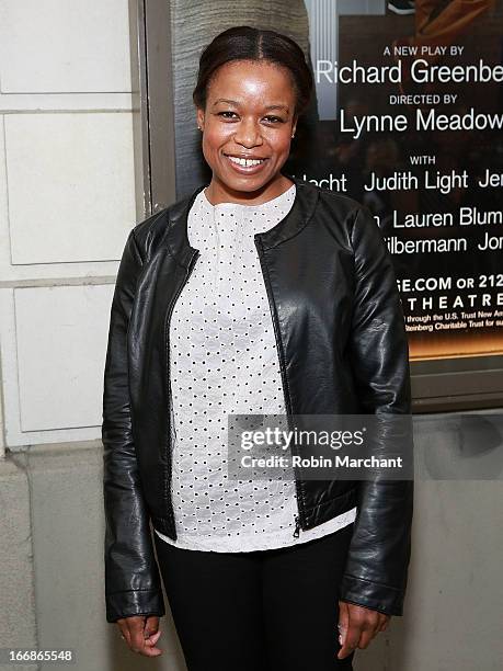 Actress Lindsy Taylor Bernstein attends the "The Assembled Parties" opening night at Samuel J. Friedman Theatre on April 17, 2013 in New York City.