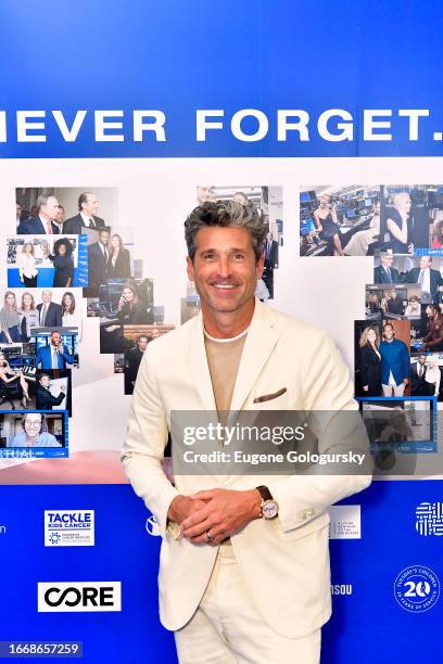 Patrick Dempsey attends the annual Charity Day hosted by Cantor Fitzgerald and The Cantor Fitzgerald Relief Fund on September 11, 2023 in New York...