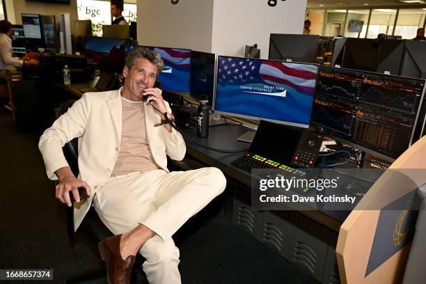 Patrick Dempsey attends the annual Charity Day hosted by BGC Group and The Cantor Fitzgerald Relief Fund on September 11, 2023 in New York City.