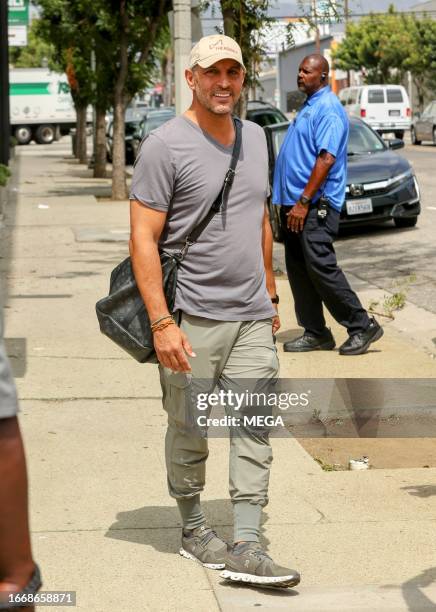 Mauricio Umansky is seen arriving at 'Dancing with the Stars' rehearsals on September 15, 2023 in Los Angeles, California.