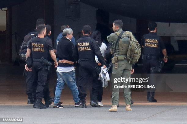 Brazilians Wellington Macedo , Maxcione Pitangui and Rieny Munhoz , convicted of taking part in an attempt to plant a bomb in a tanker truck near the...