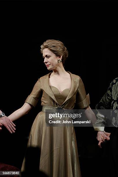 Jessica Hecht attends "The Assembled Parties" Broadway Opening Night at the Samuel J. Friedman Theatre on April 17, 2013 in New York City.