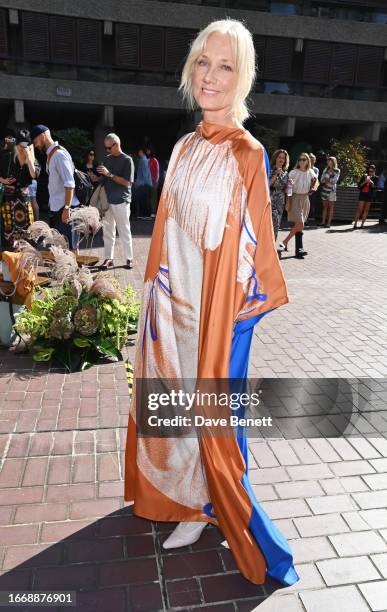 Joely Richardson attends the Roksanda show during London Fashion Week September 2023 at the Barbican Centre on September 16, 2023 in London, England.