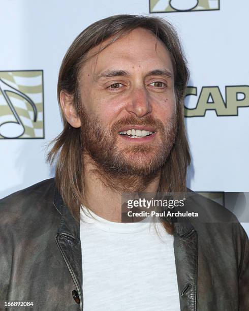 Songwriter / DJ David Guetta attends the 30th annual ASCAP Pop Music awards show at Hollywood & Highland Center on April 17, 2013 in Hollywood,...