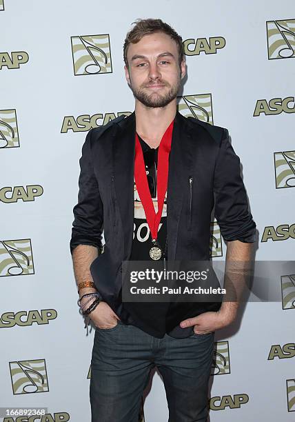 Songwriter Nicholas Brian Marsh attends the 30th annual ASCAP Pop Music awards show at Hollywood & Highland Center on April 17, 2013 in Hollywood,...