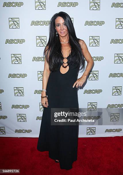 Songwriter Antonina Armato attends the 30th annual ASCAP Pop Music awards show at Hollywood & Highland Center on April 17, 2013 in Hollywood,...