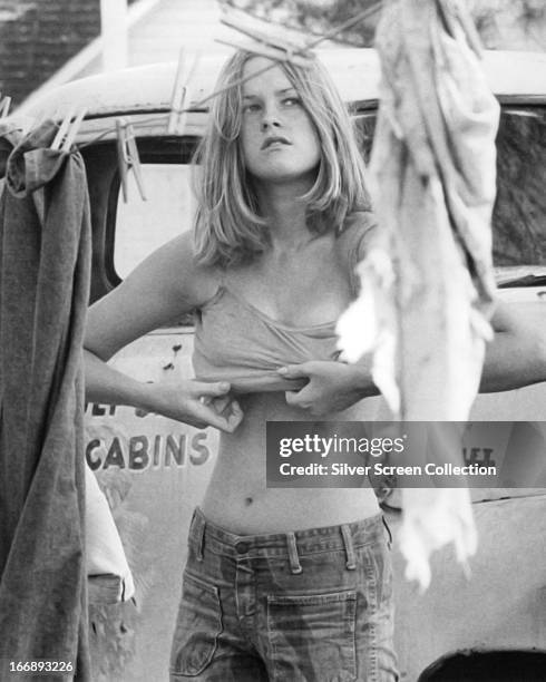 American actress Melanie Griffith as Delly Grastner in 'Night Moves', directed by Arthur Penn, 1975.