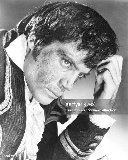 English actor Oliver Reed as Ivan Dragomiloff in a promotional portrait for 'The Assassination Bureau', directed by Basil Dearden, 1969.