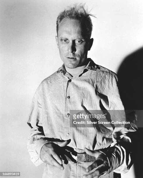 American actor Robert Duvall as Arthur 'Boo' Radley in a promotional portrait for 'To Kill a Mockingbird', directed by Robert Mulligan, 1962.