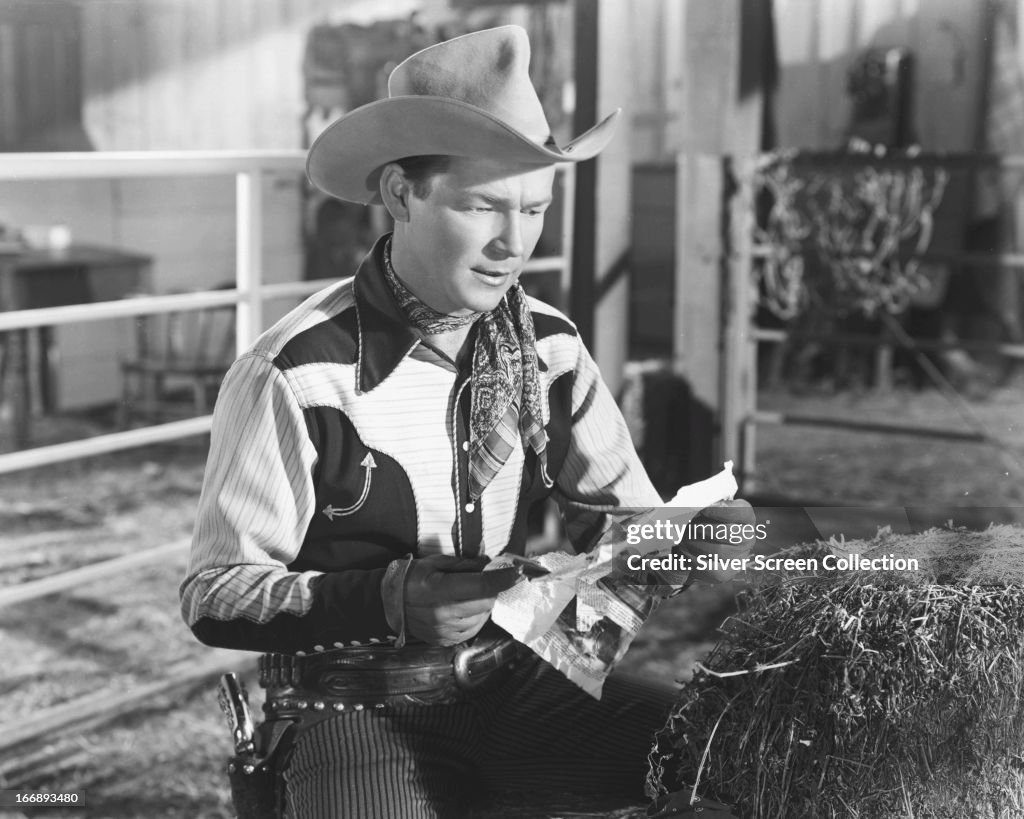 American singer and cowboy actor Roy Rogers , circa 1945. News Photo ...