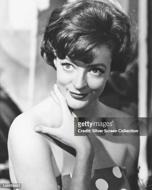 English actress Maggie Smith, circa 1963.