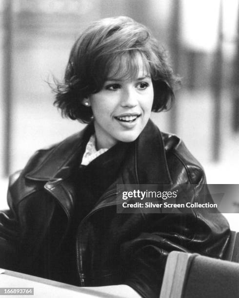 American actress Molly Ringwald as Claire Standish in 'The Breakfast Club', directed by John Hughes, 1985.