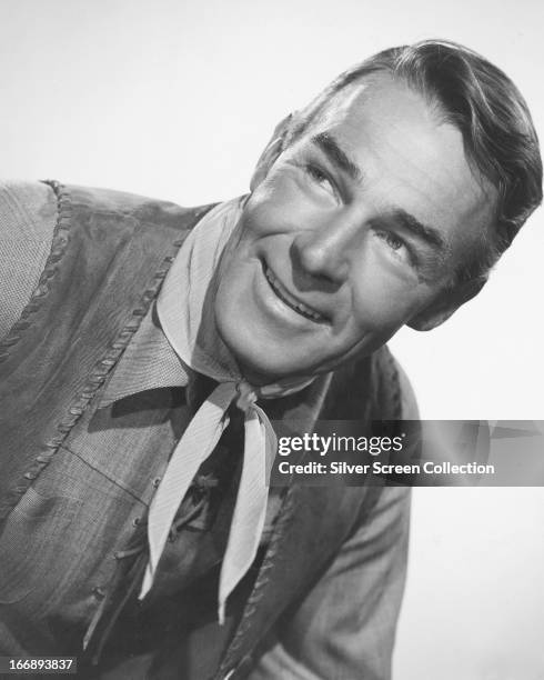 American actor Randolph Scott , circa 1940.