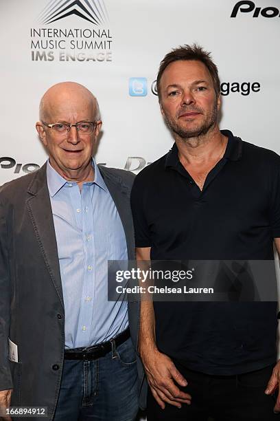 Shelly Finkel of SFX entertainment and DJ Pete Tong attend IMS Engage in partnership with W Hotels Worldwide at W Hollywood on April 17, 2013 in...