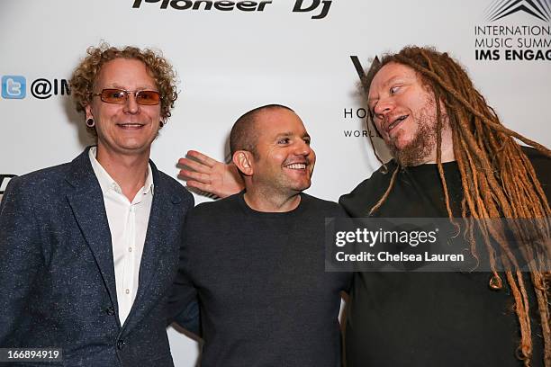 Beatport CEO Matthew Adell, IMS partner Ben Turner and author / virtual pioneer Jaron Lanier attend IMS Engage in partnership with W Hotels Worldwide...