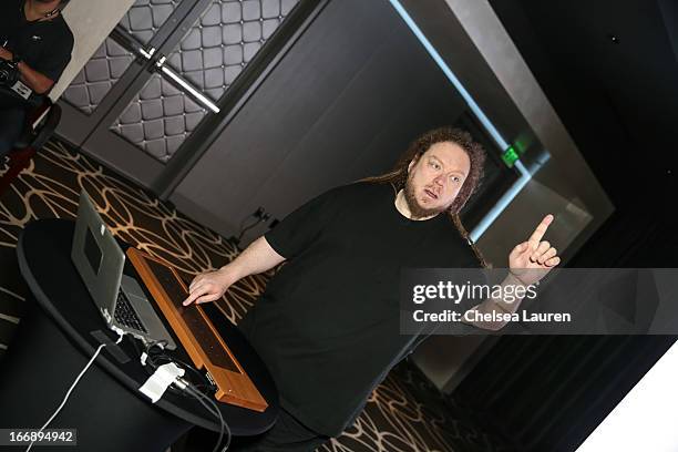 Author / virtual pioneer Jaron Lanier attends IMS Engage in partnership with W Hotels Worldwide at W Hollywood on April 17, 2013 in Hollywood,...