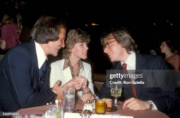 Pat Boone, Debby Boone and Gabriel Ferrer attend St. Jude Children's Hospital Benefit Party on May 28, 1979 at Sybilis in New York City.