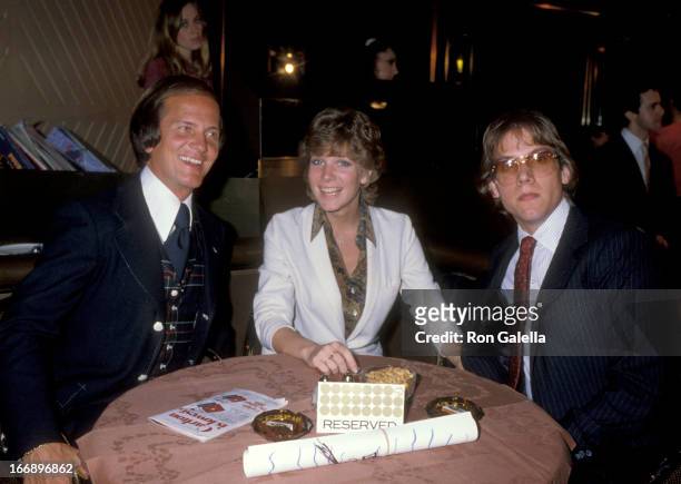 Pat Boone, Debby Boone and Gabriel Ferrer attend St. Jude Children's Hospital Benefit Party on May 28, 1979 at Sybilis in New York City.